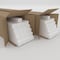 Ekena Millwork 94H x 3/4T Adjustable PVC Slat Wall Panel Kit w/ 1W Slats, Unfinished contains 42 Slats SWP84X94X0750UN - alternate 4